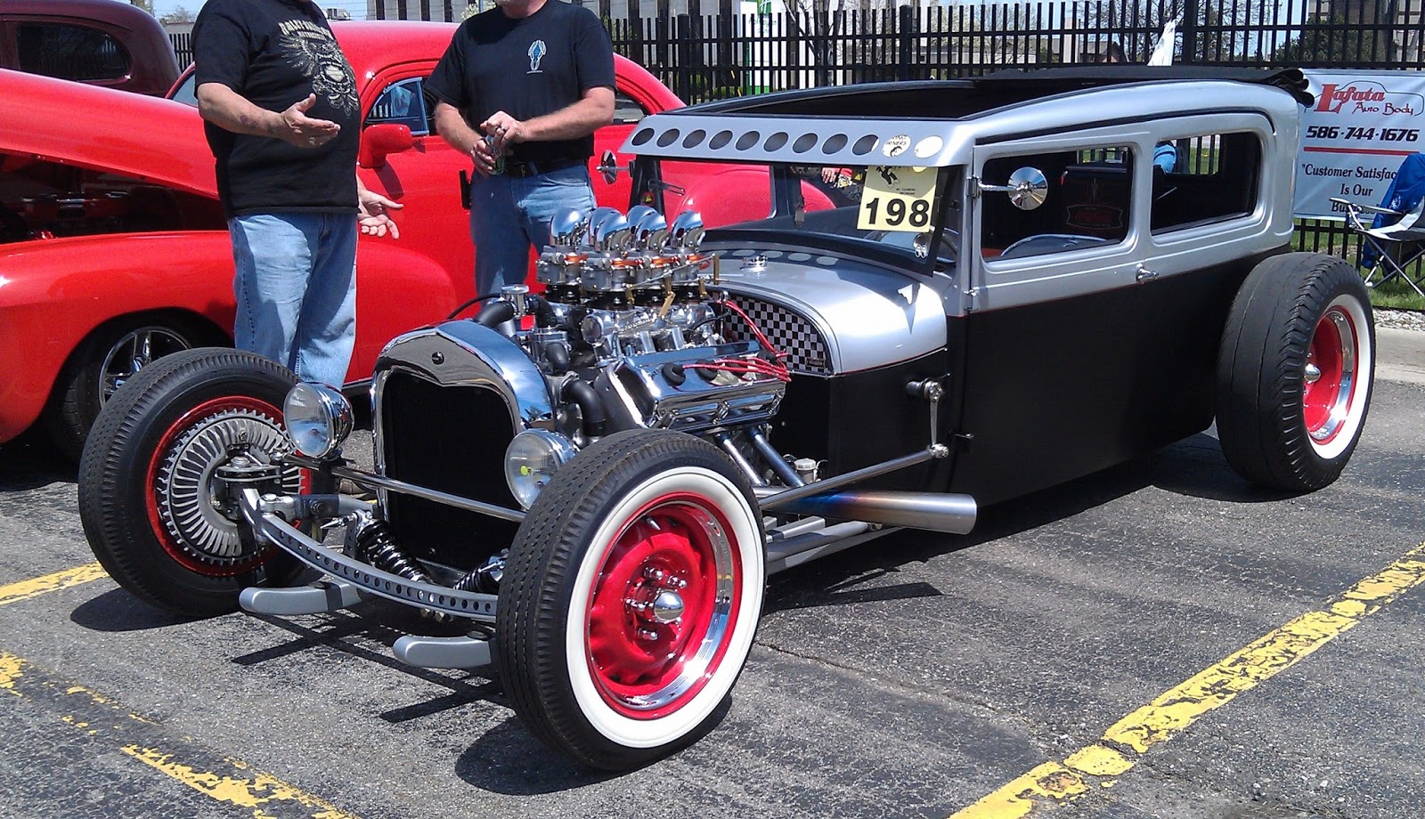 Fast is fast... Bearing burners car show 2013.