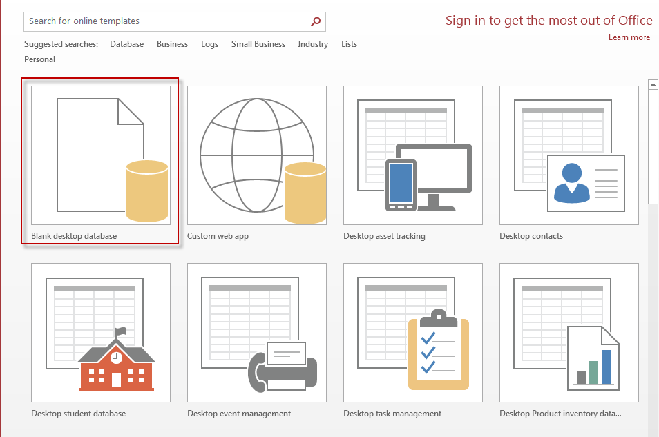 Cara Membuat Database dengan Ms. Access 2016 ~ Learning is 