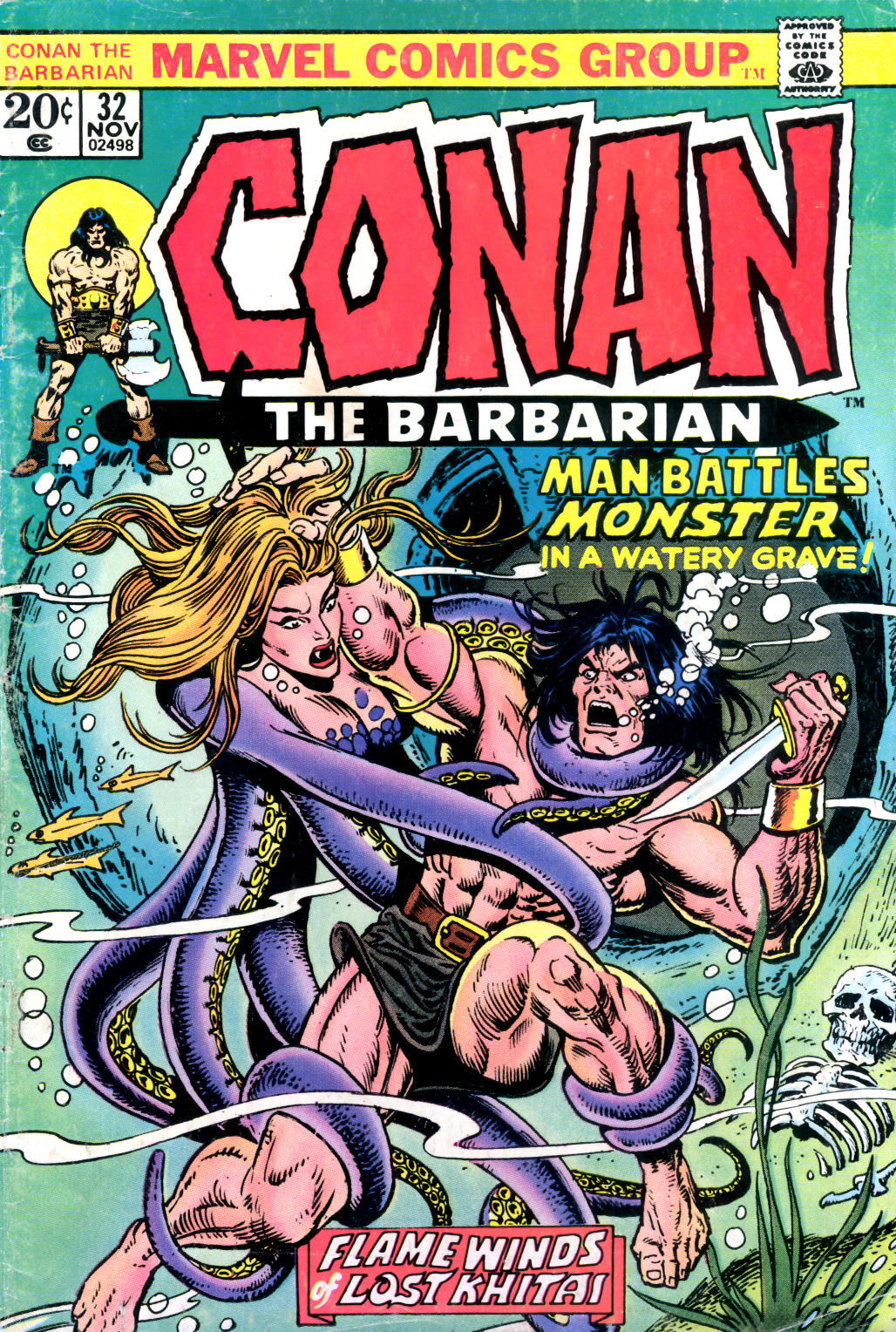 Read online Conan the Barbarian (1970) comic -  Issue #32 - 1