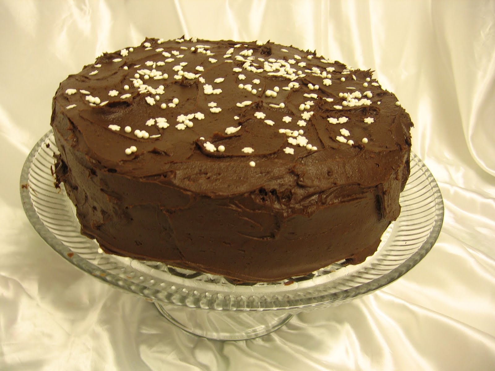 The Mommy Diaries Delicious Chocolate Cake {from scratch}