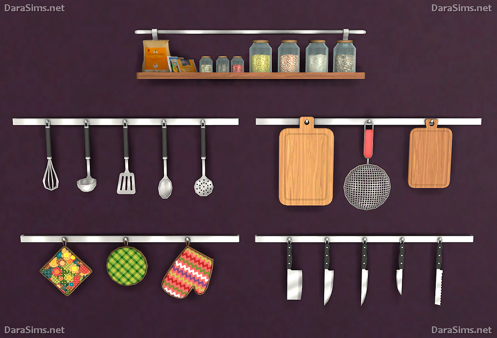 Kitchen Decor Set [The Sims 4] Nathys Sims