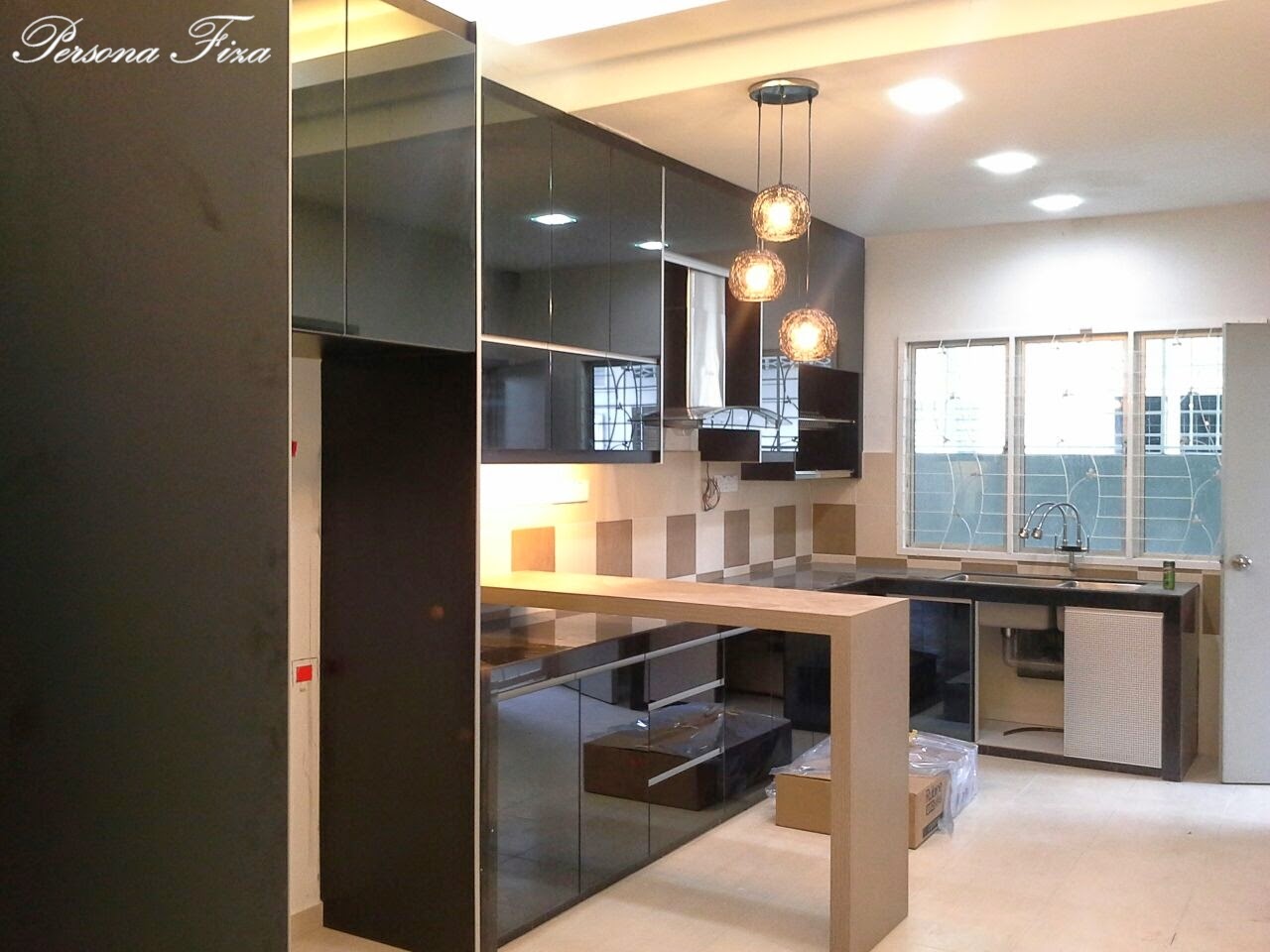 Persona Fiza November 2017 Camni La Rupenye Kc Bila Dah Siap Lighting Counter Bar Tu Nampak Macam Pelik Tapi Memang Takde Choice Tempat Nak Letak