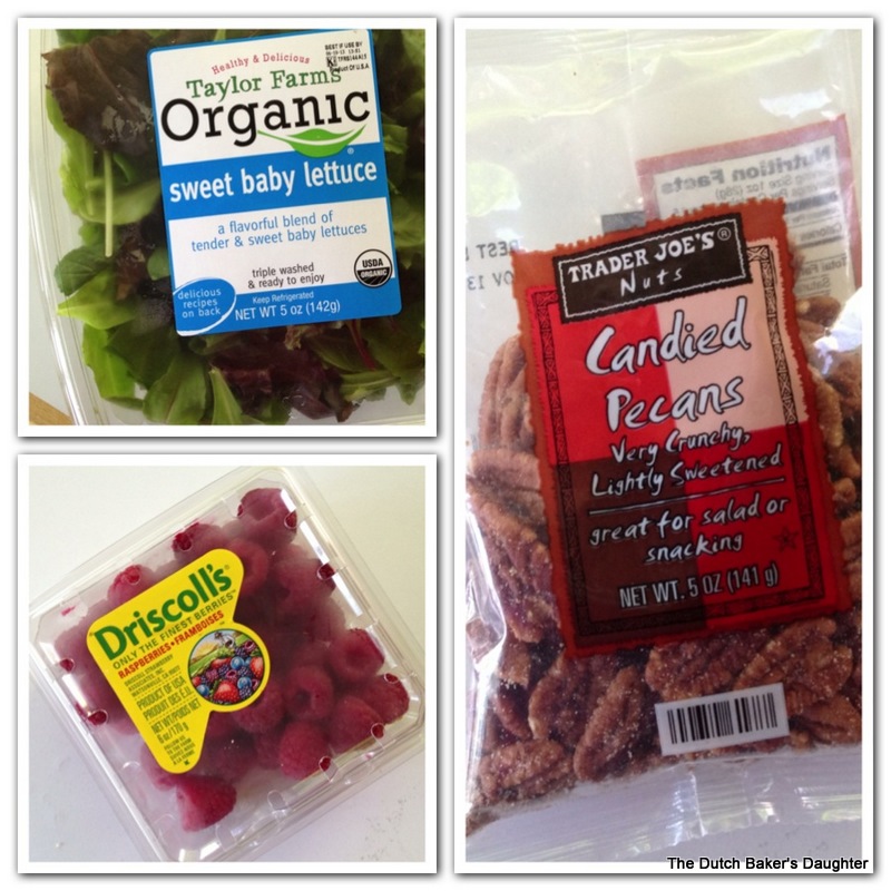 The Dutch Baker's Daughter Fried Brie and Raspberry Salad with Honey