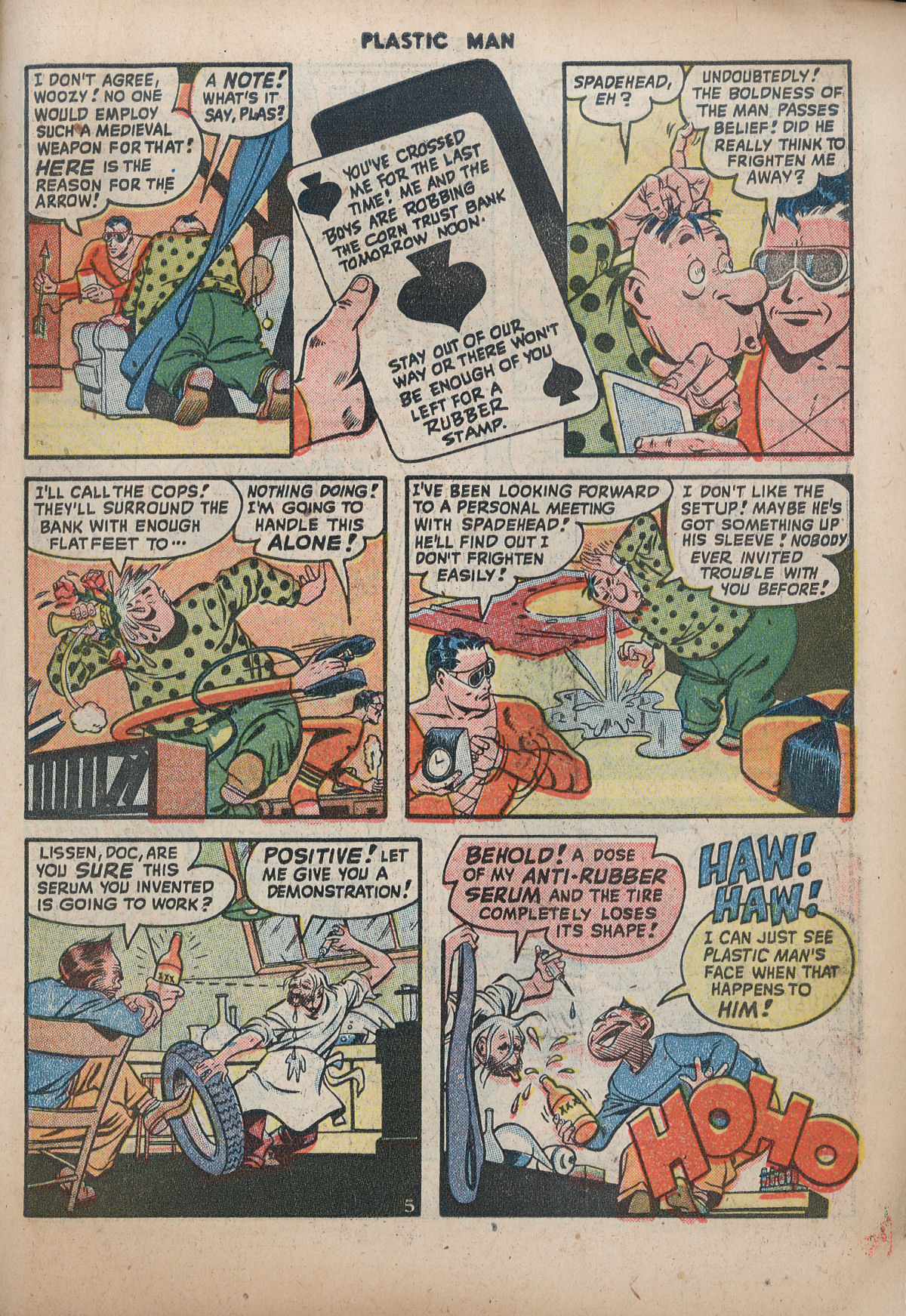 Read online Plastic Man (1943) comic -  Issue #12 - 7