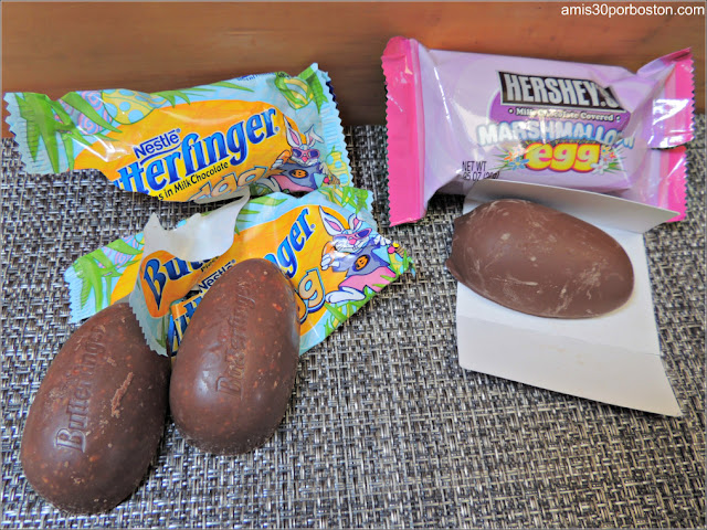 Típicos Huevos de Chocolate de Easter en Estados Unidos