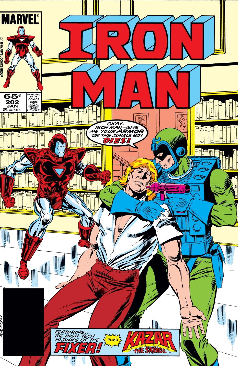 Read online Iron Man (1968) comic -  Issue #202 - 1