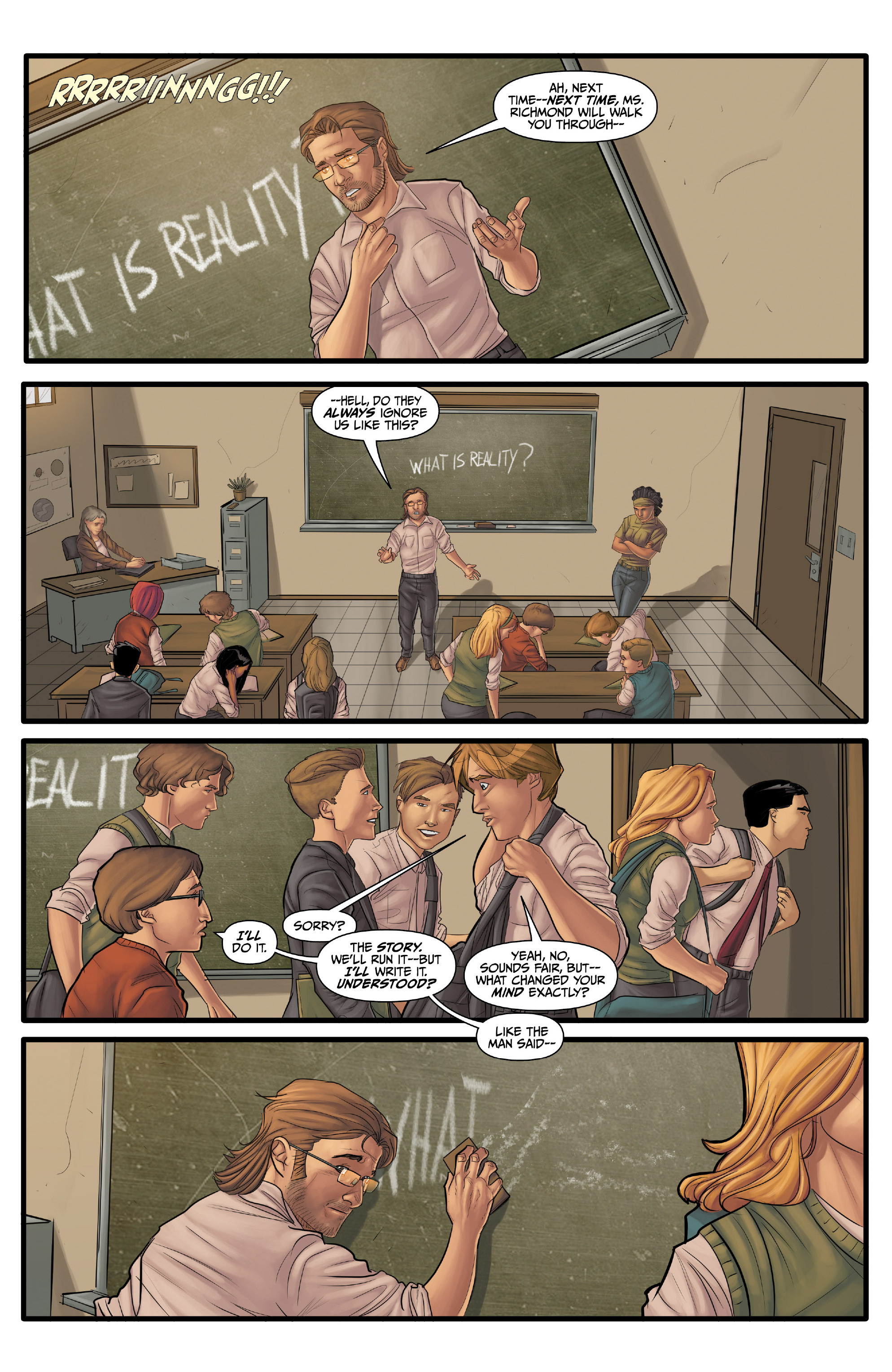 Read online Morning Glories comic -  Issue #40 - 22