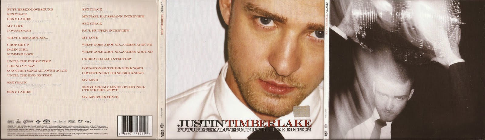 Encarte Justin Timberlake Futuresexlovesounds Deluxe Edition Encartes Pop 
