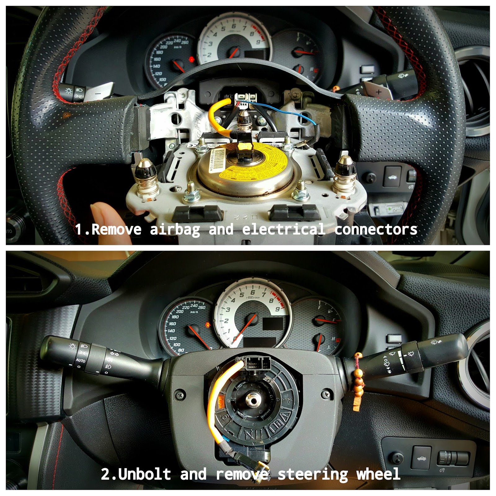 GT86/BRZ Cusco Sports Steering Wheel Upgrade