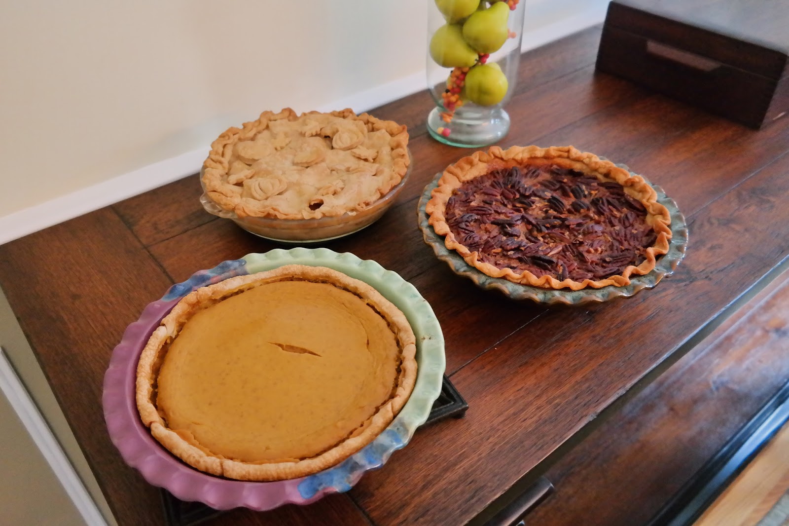 Thanksgiving day pies