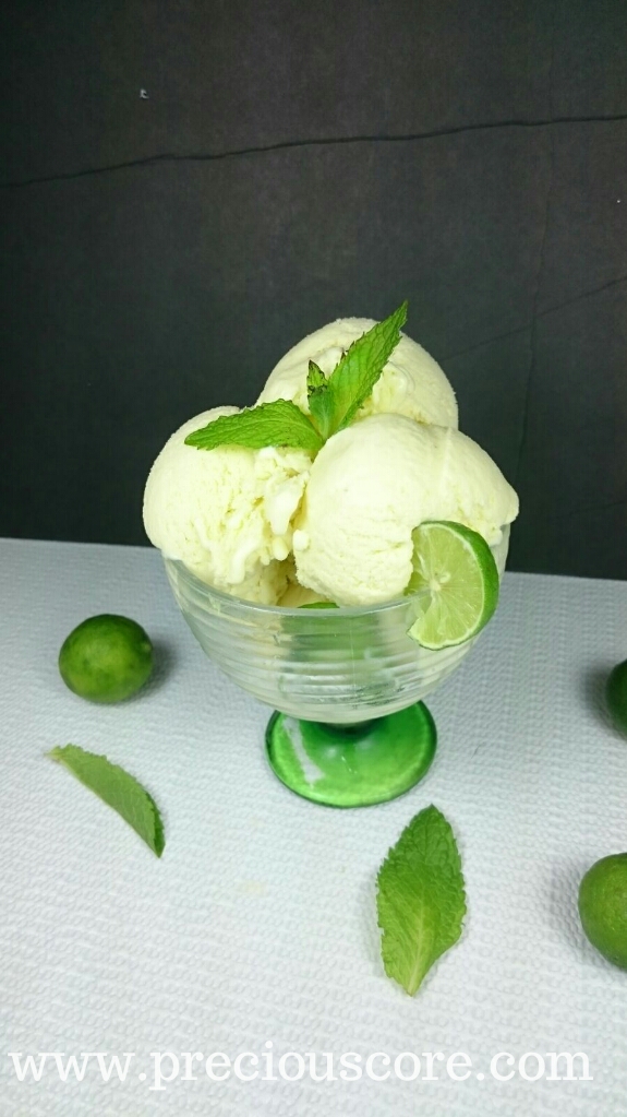 MINT AND KEY LIME ICE CREAM Precious Core