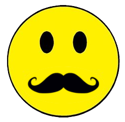 Smiley Mustache Style