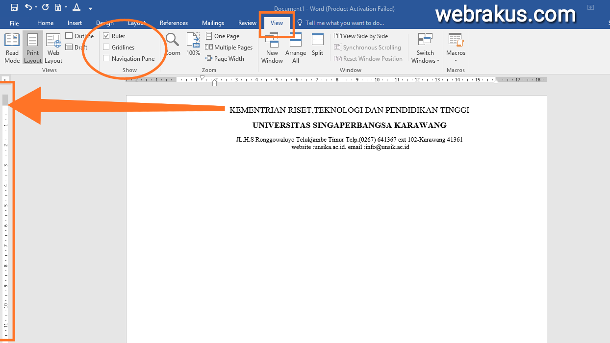 Cara Membuat Garis Kop Surat Di Word 2016 Kumpulan Surat