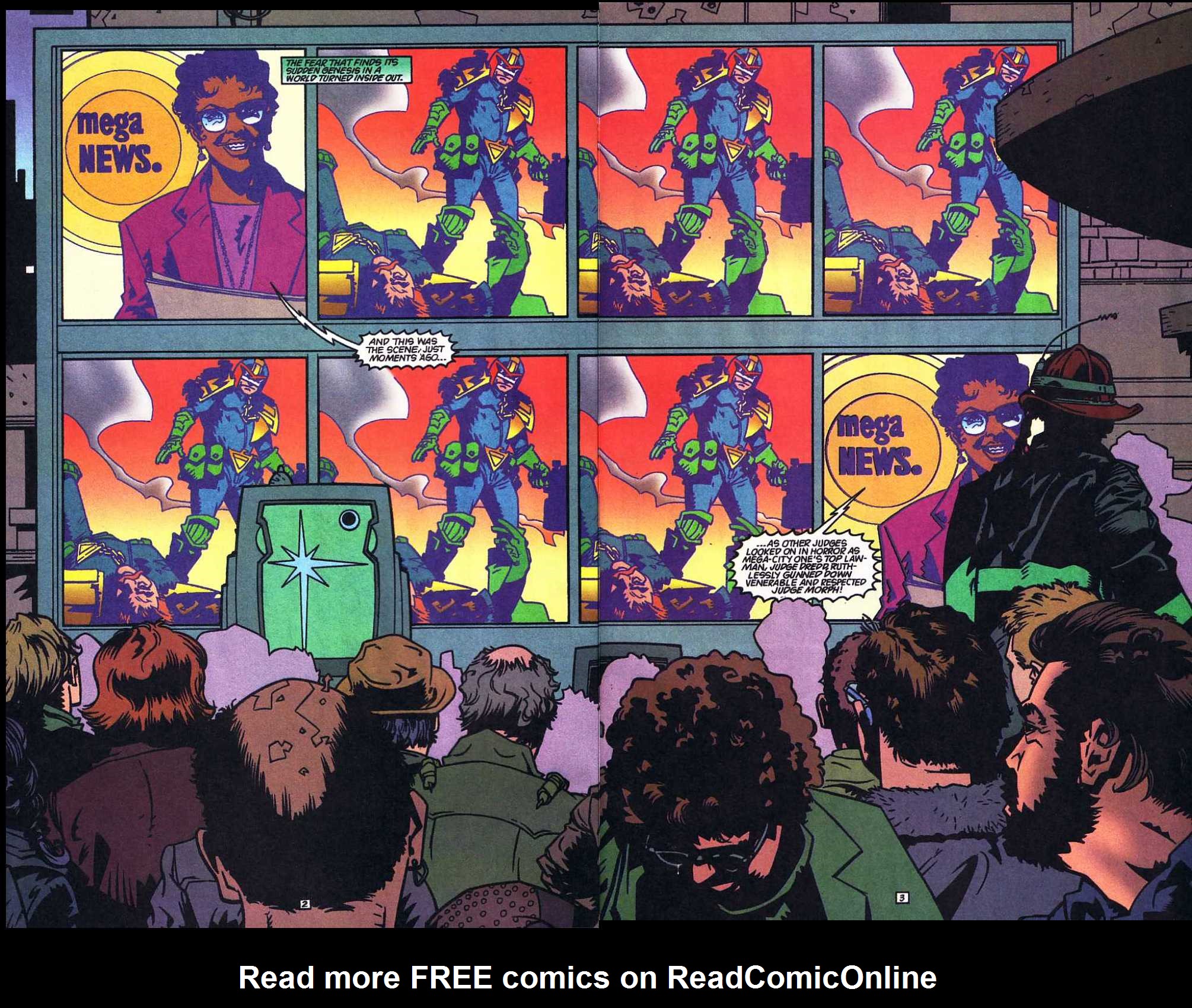 Read online Judge Dredd: Legends of the Law comic -  Issue #9 - 3