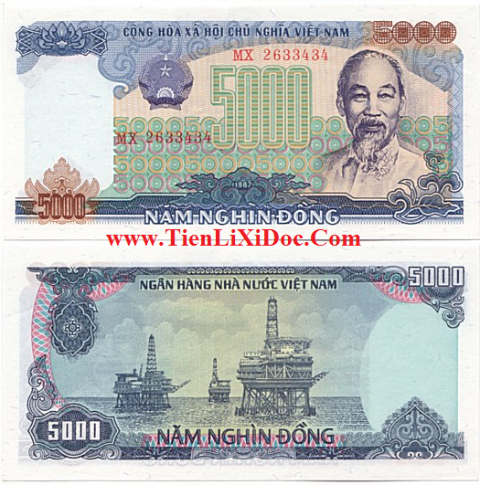5.000 đồng Việt Nam 1987