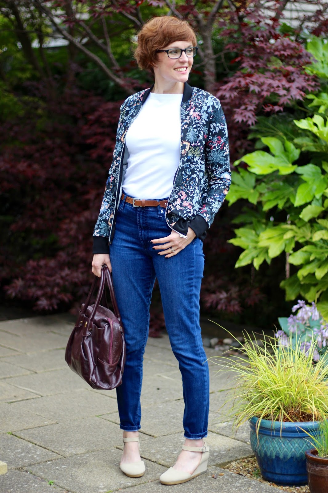 Fake Fabulous | 8 ways to wear a bomber jacket over 40.