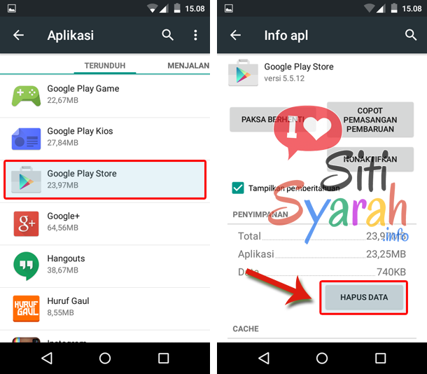 cara mengatasi error download 403 playstore