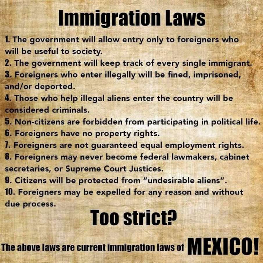 90 Miles From Tyranny Our New Immigration Laws