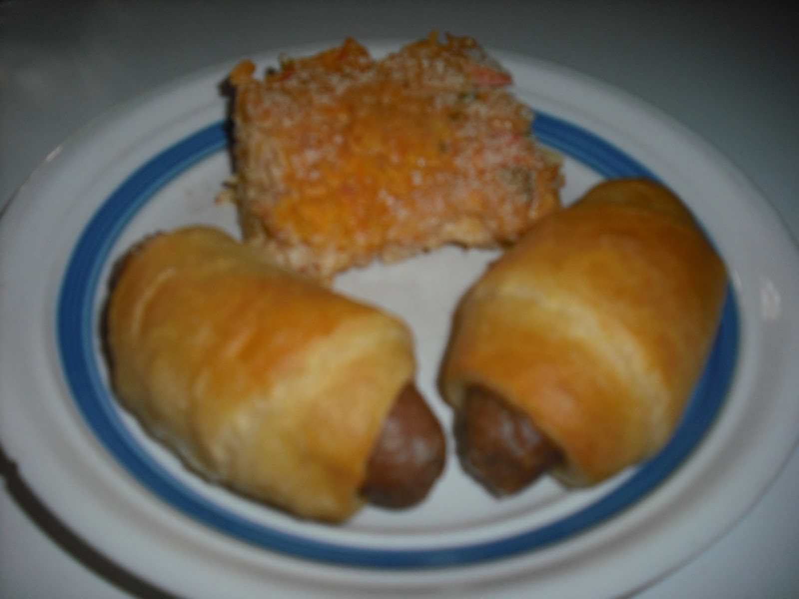 Recipe Marketing Sausages Wrapped In Crescent Dinner Rolls