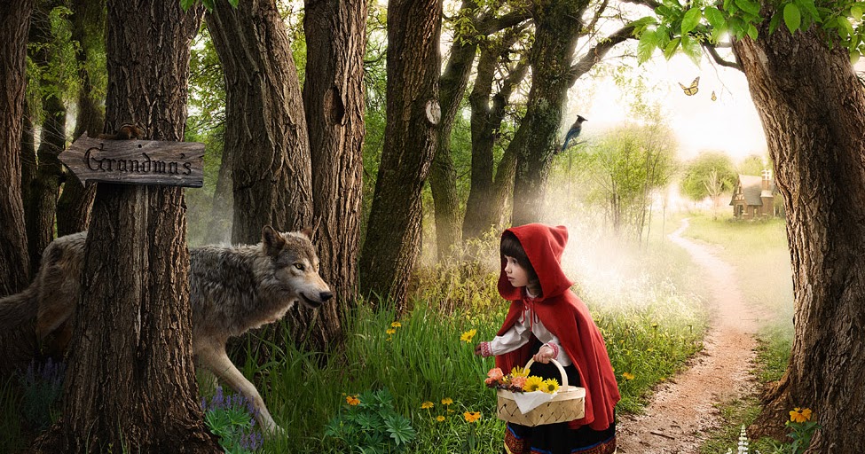 Звук красная шапочка. Красная шапочка. Красная шапочка в лесу. Волк из красной шапочки. Little Red riding Hood.