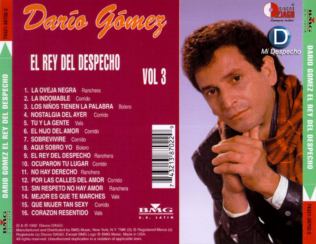 Dario Gomez 16 Exitos Vol. 3