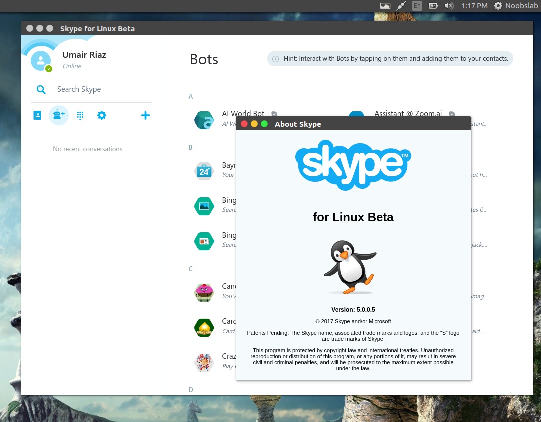 skype linux ubuntu download