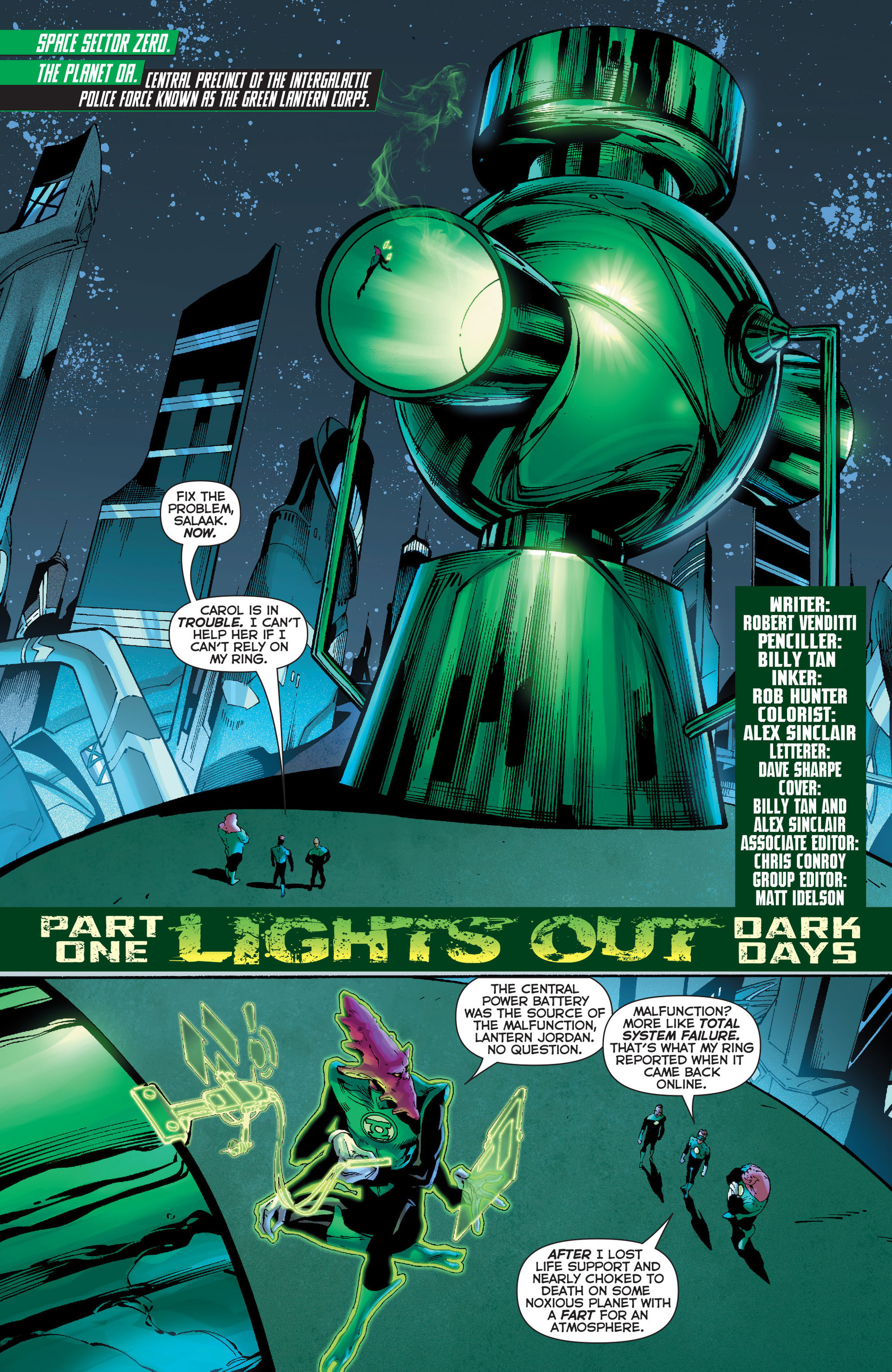 Read online Green Lantern (2011) comic -  Issue #24 - 2