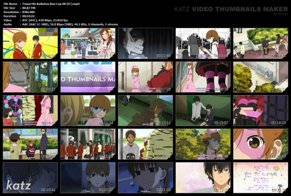 Tonari No Kaibutsu Kun Cap 01 al 05 Avi Xvid Cap 06-08 MP4 Ligero