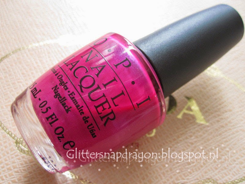 Glittersnapdragon OPI Flashbulb Fuchsia (Brights Collection, autumn