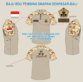 BAJU BDU PRAMUKA PENDEK LENGAN