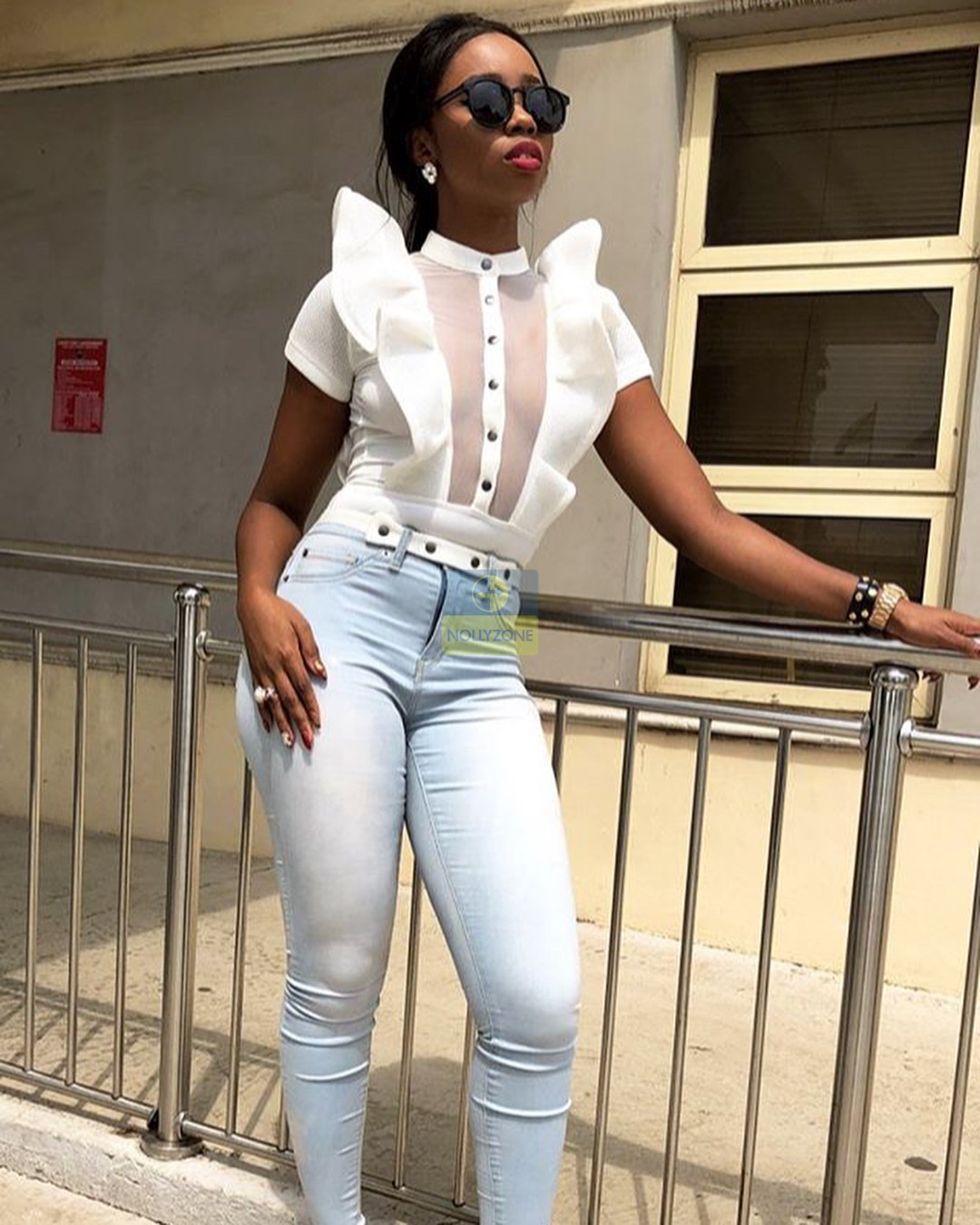 BBnaija: Braless! See the B00bs Revealing Outfit Bambam Rocked Today ...