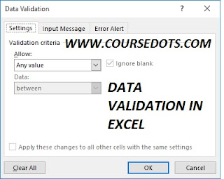 Data Validation In Excel How to use Data Validation In Excel