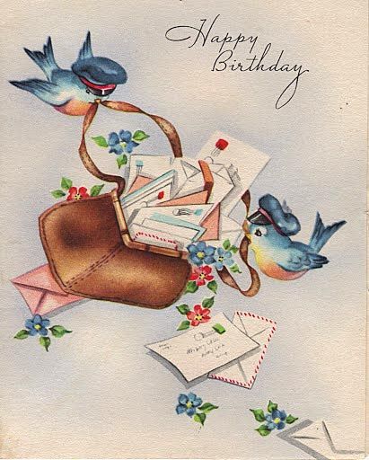 Happy Birthday Wishes Vintage Images