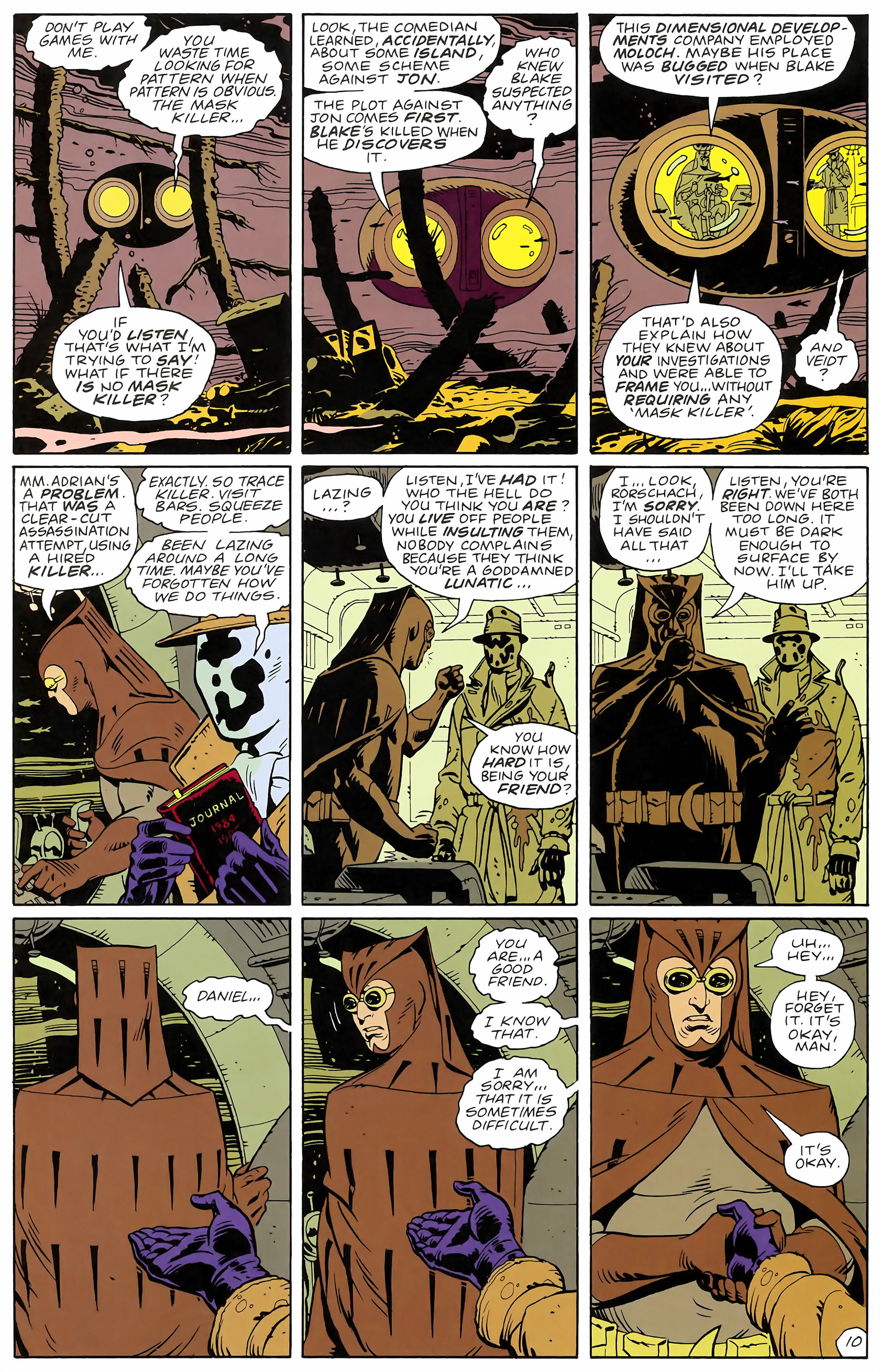 Read online Watchmen comic -  Issue #10 - 12