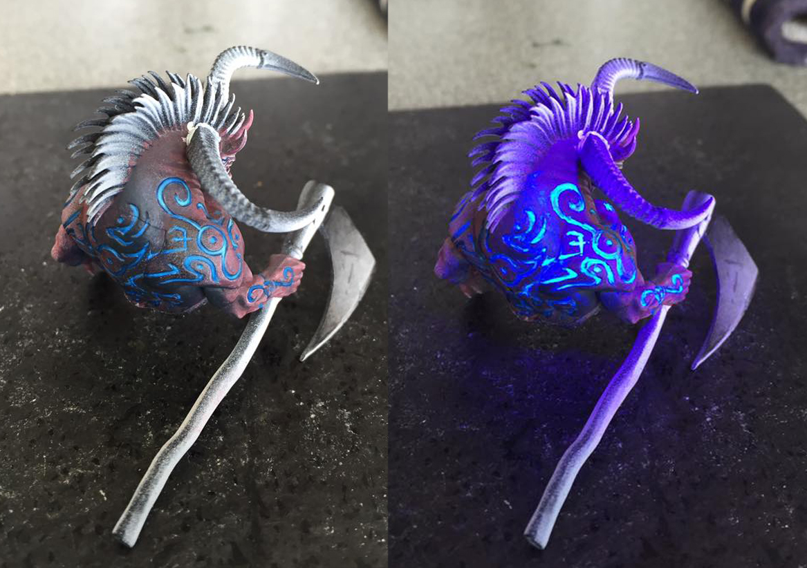 Retributionangel Osl Painting With Neon Day Light Glow Effect Paint I Found These Great Day Ligh Neon Night Glow Paint Colores They Are Super For Painting Osl Object Source Light Effects Just Be Sure To Prime The Area