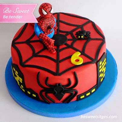 Be Sweet: reposteria creativa: Pastel Spiderman
