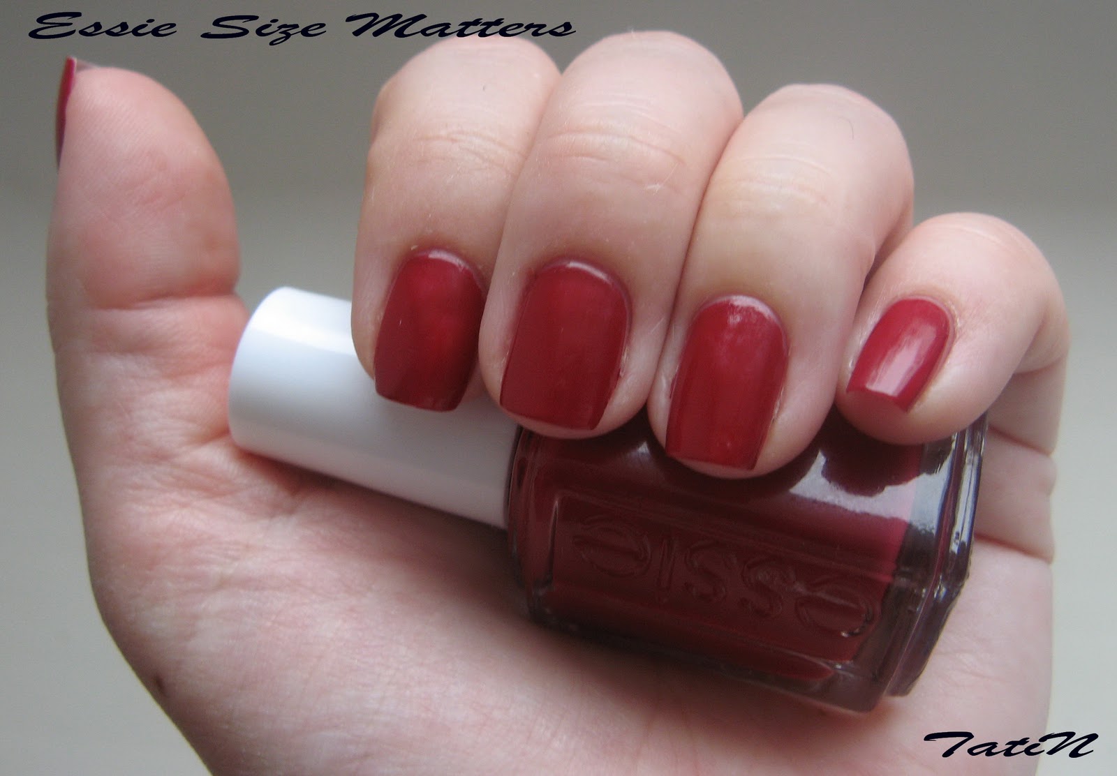 Essie Size Matters Red Nail Color - wide 2