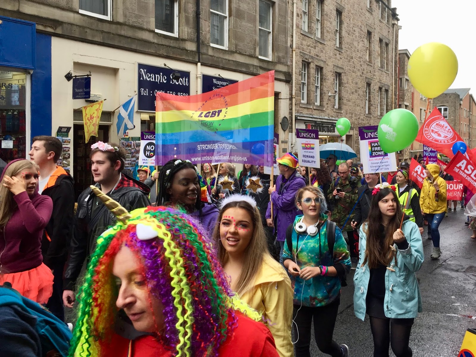 Edinburgh Pride 2018 Just Muddling Through Life