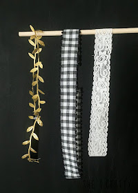 How to make headbands from ribbon and elastic