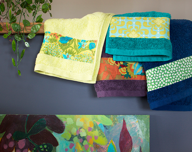 Jules Madden Sewing Project Decorative Hand Towels