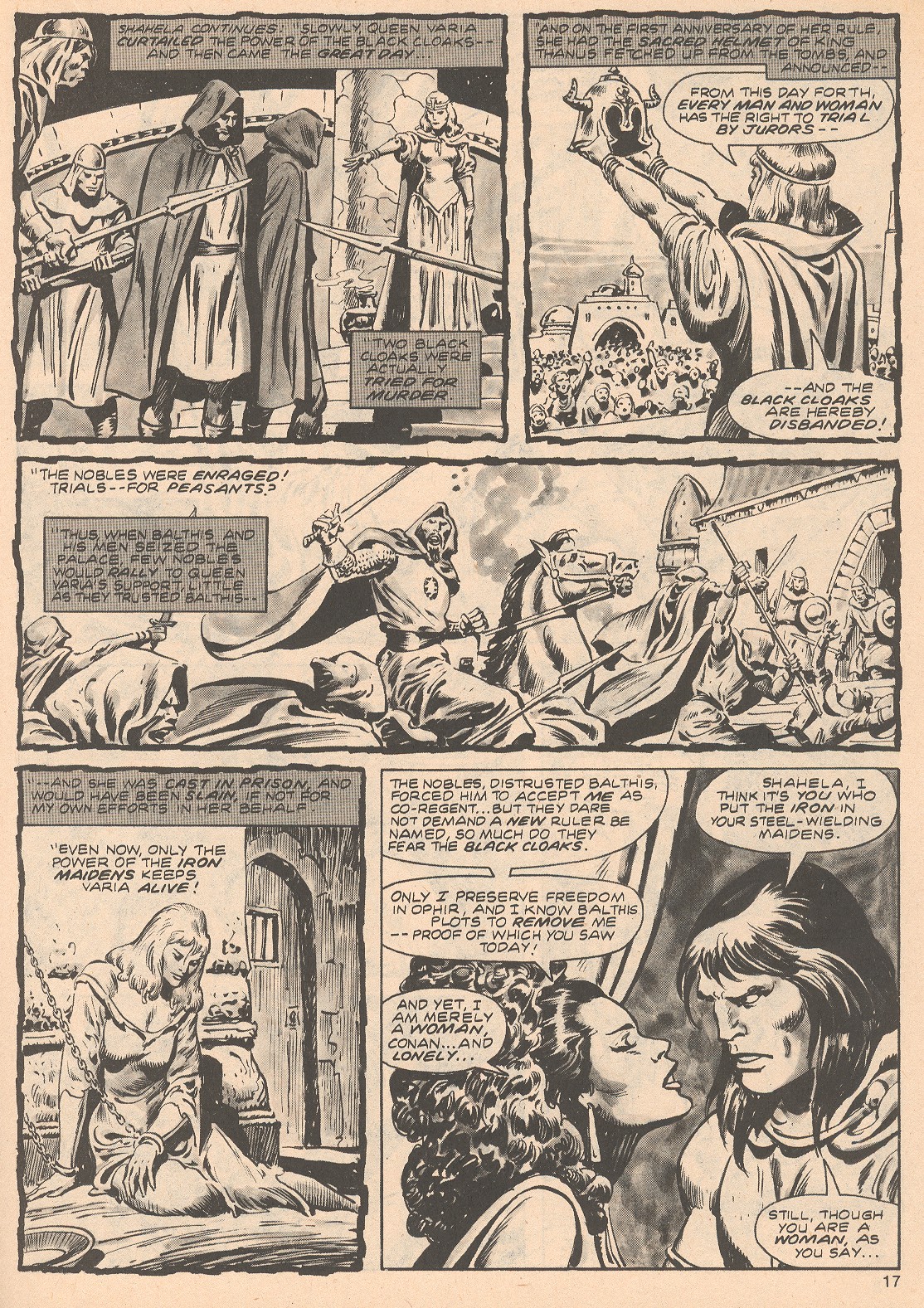 Read online The Savage Sword Of Conan comic -  Issue #68 - 17