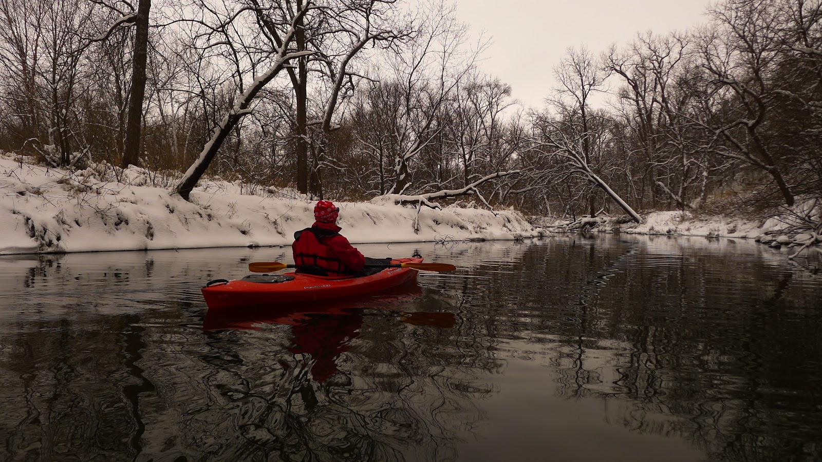 " FULL ON " Winter Kayaking