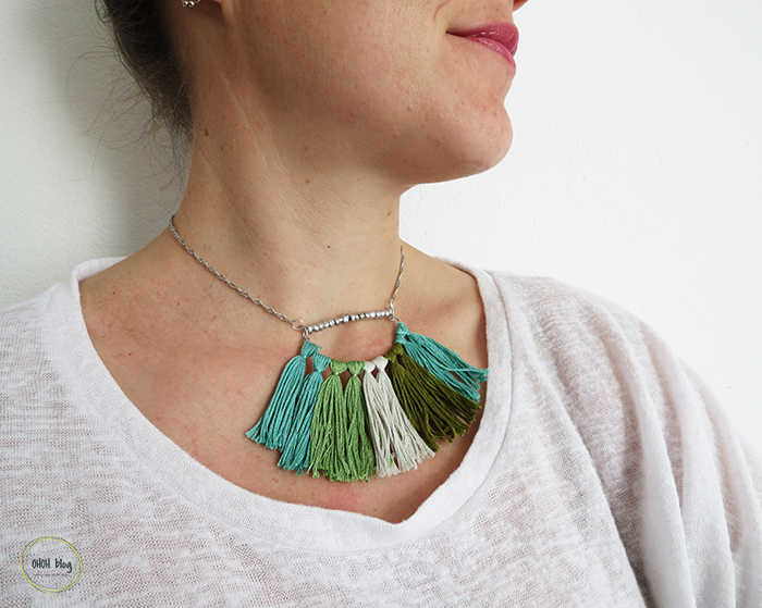 How to make a fringe necklace Ohoh Blog
