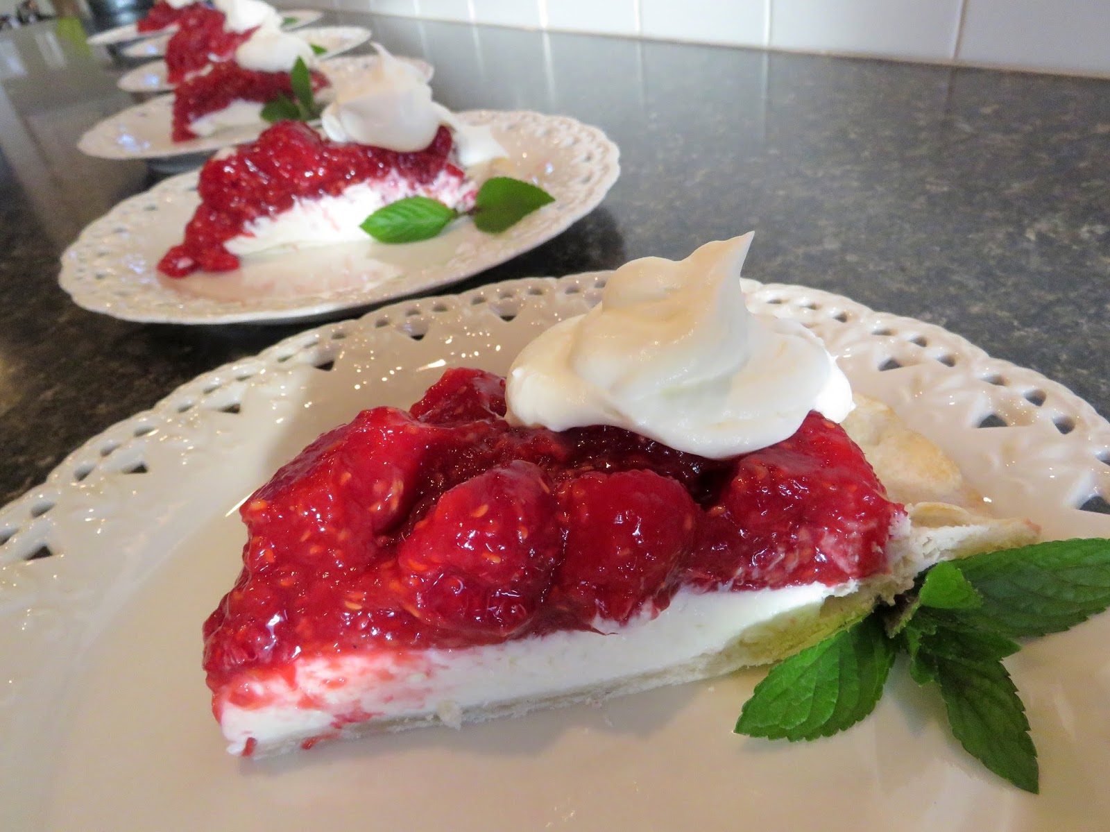 From My Table To Yours Raspberry Cream Cheese Pie