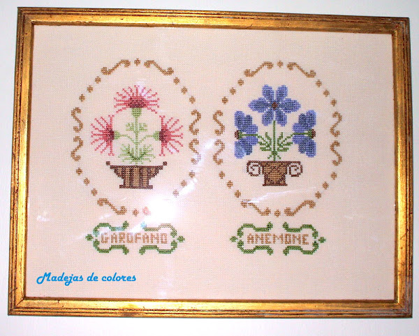 Flores y pan de oro