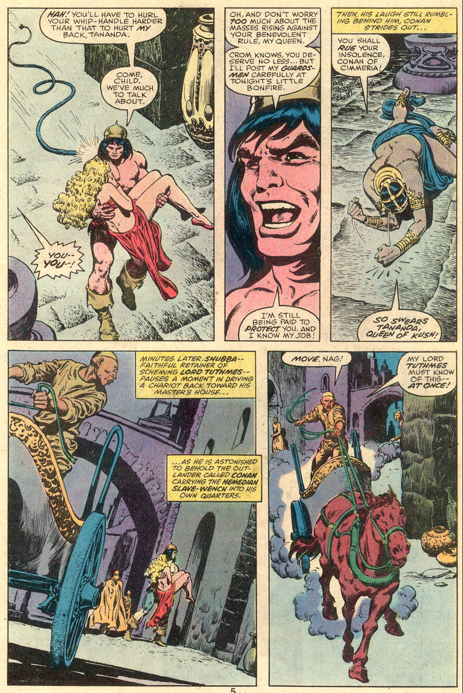 Read online Conan the Barbarian (1970) comic -  Issue #107 - 5