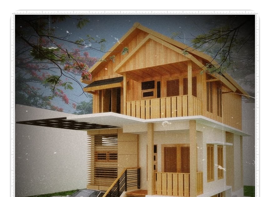 19 Top Info Desain Rumah Kayu Semi Permanen
