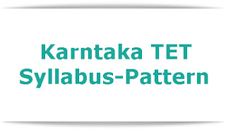 Karnataka TET Syllabus Karnataka TET Syllabus