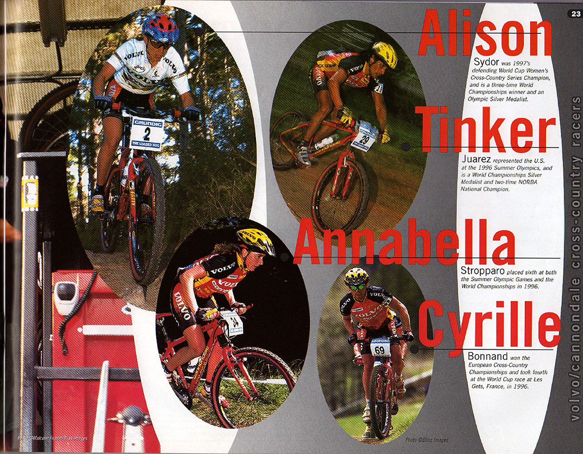 CATALOGUES CANNONDALE CANNONDALE 1998