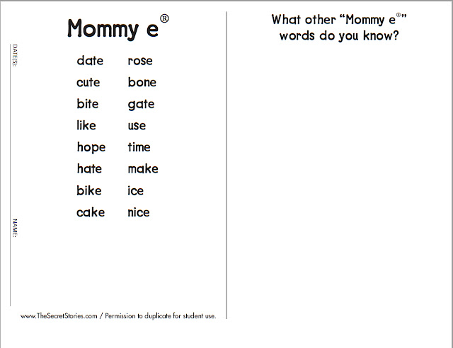 Secret Stories Phonics Book Version 2.0— Mommy E® Secret Words!